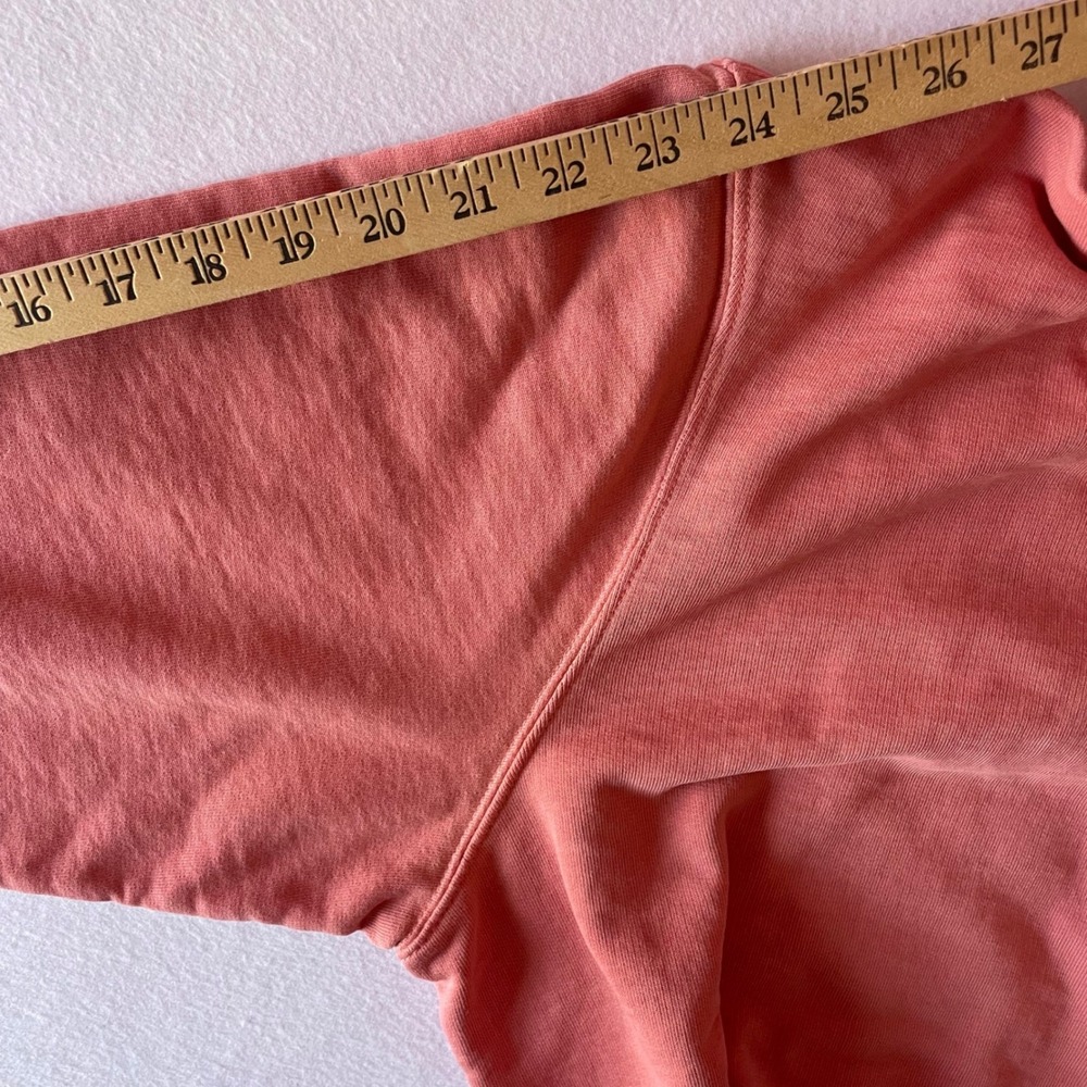 American Eagle Mens XXL Coral Pink 100% Cotton Pullover Hoodie Sweatshirt NWOT - Picture 5 of 13